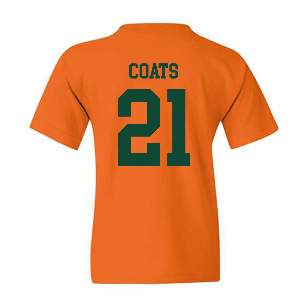 Miami - NCAA Baseball : TJ Coats - Classic Shersey Youth T-Shirt-1