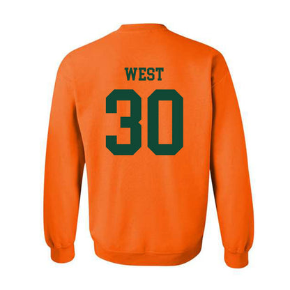 Miami - NCAA Baseball : Brylan West - Classic Shersey Crewneck Sweatshirt-1