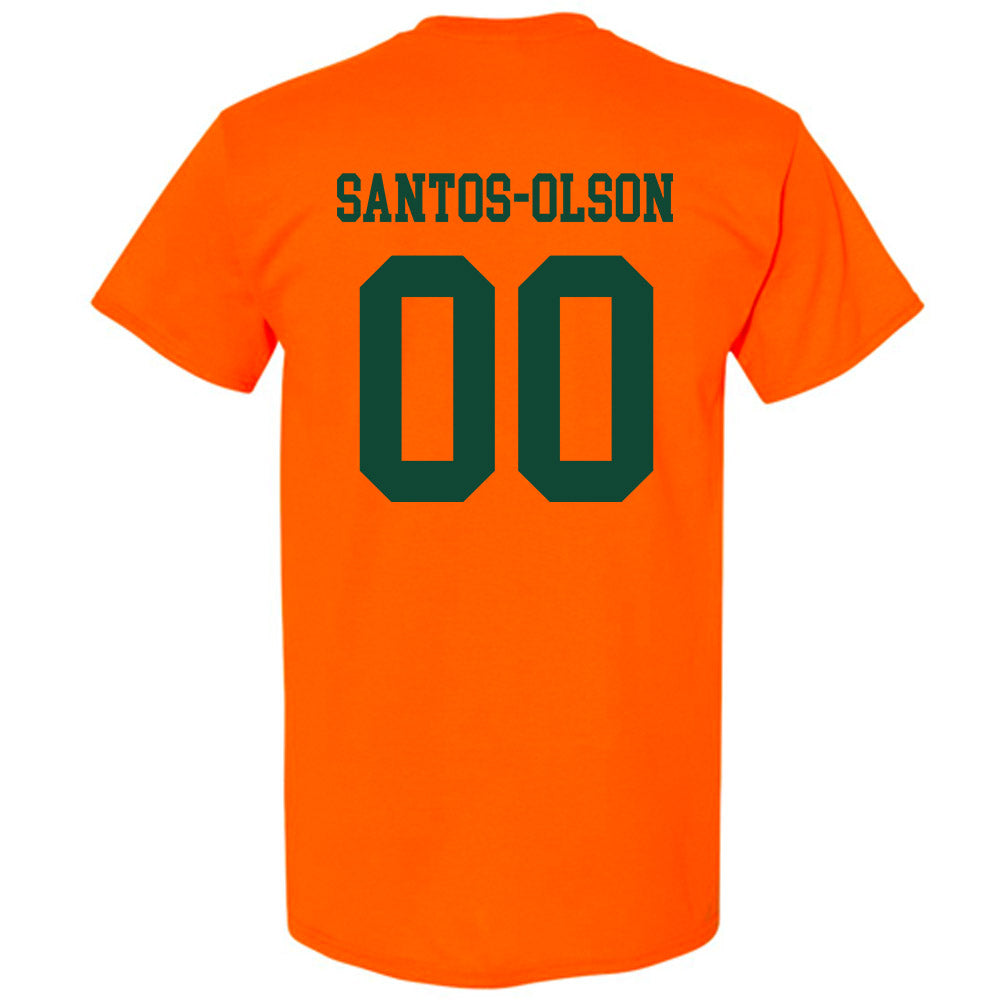 Miami - NCAA Baseball : Sebastian Santos-Olson - Classic Shersey T-Shirt-1
