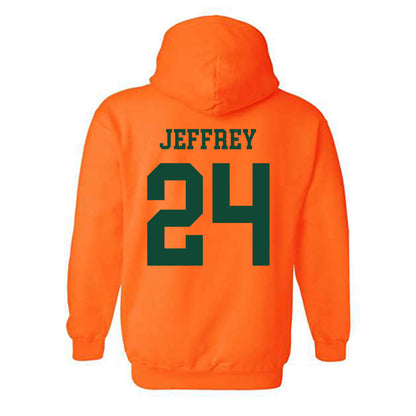 Miami - NCAA Baseball : Donavan Jeffrey - Classic Shersey Hooded Sweatshirt-1