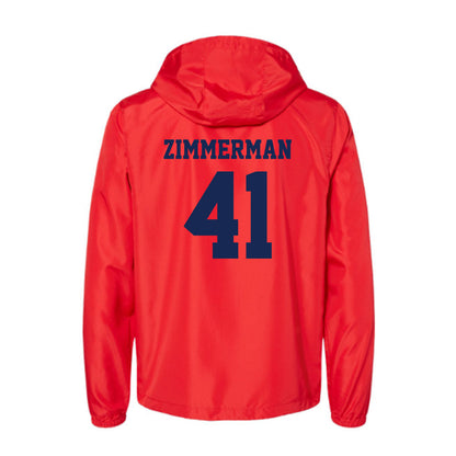 Dayton - NCAA Baseball : Jack Zimmerman - Windbreaker-1
