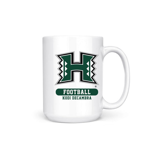 Hawaii - NCAA Football : Kodi DeCambra - Coffee Mug-0