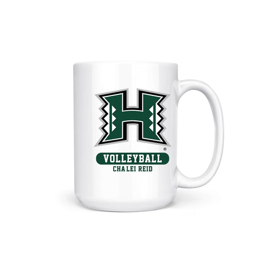 Hawaii - NCAA Women's Volleyball : Cha'lei Reid - Coffee Mug-0