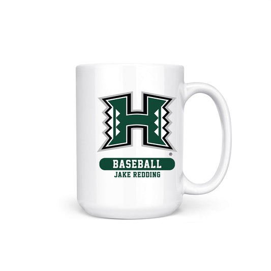 Hawaii - NCAA Baseball : Jake Redding - Coffee Mug-0