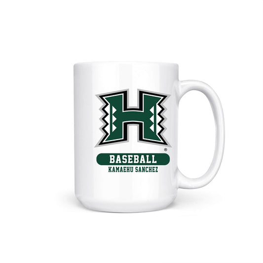 Hawaii - NCAA Baseball : Kamaehu Sanchez - Coffee Mug-0