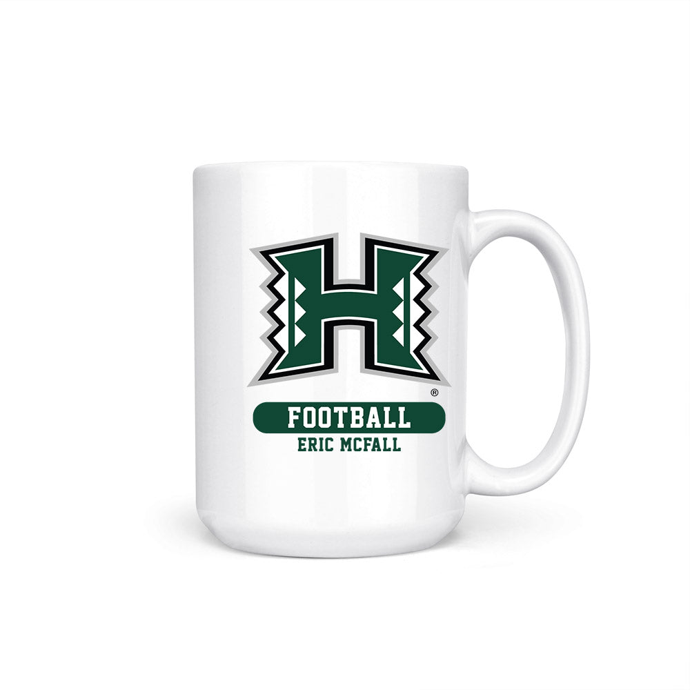 Hawaii - NCAA Football : Eric Mcfall - Coffee Mug-0