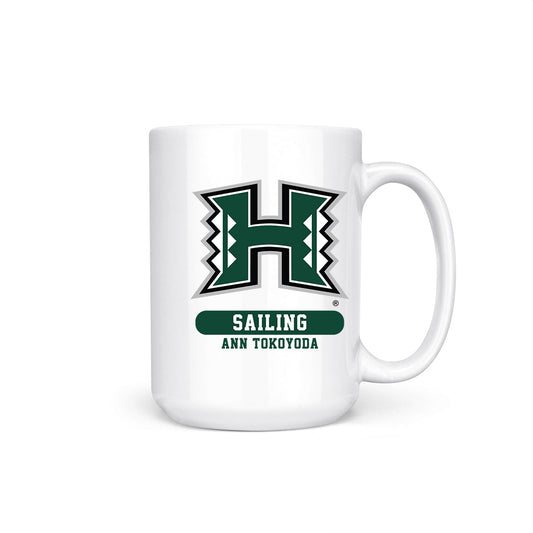 Hawaii - NCAA Women's Sailing : Ann Tokoyoda - Coffee Mug-0