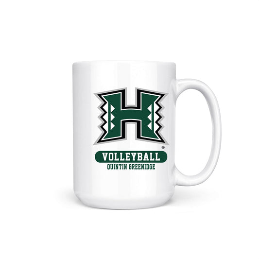Hawaii - NCAA Men's Volleyball : Quintin Greenidge - Coffee Mug-0