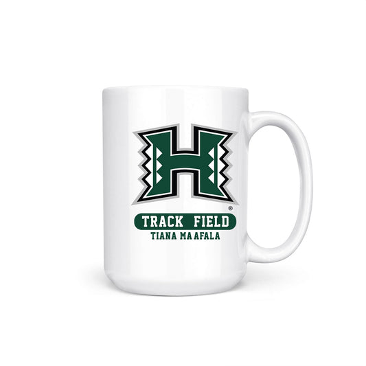 Hawaii - NCAA Women's Track & Field : Tiana Ma'afala - Coffee Mug-0
