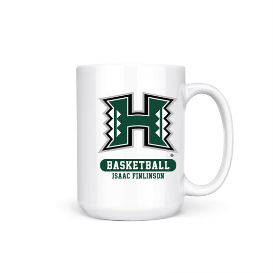 Hawaii - NCAA Men's Basketball : Isaac Finlinson - Coffee Mug-0