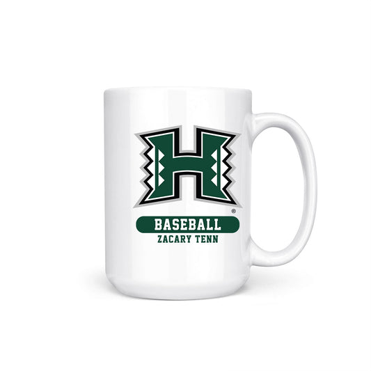 Hawaii - NCAA Baseball : Zacary Tenn - Coffee Mug-0
