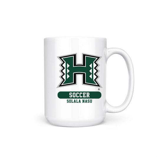 Hawaii - NCAA Women's Soccer : Solala Nasu - Coffee Mug-0