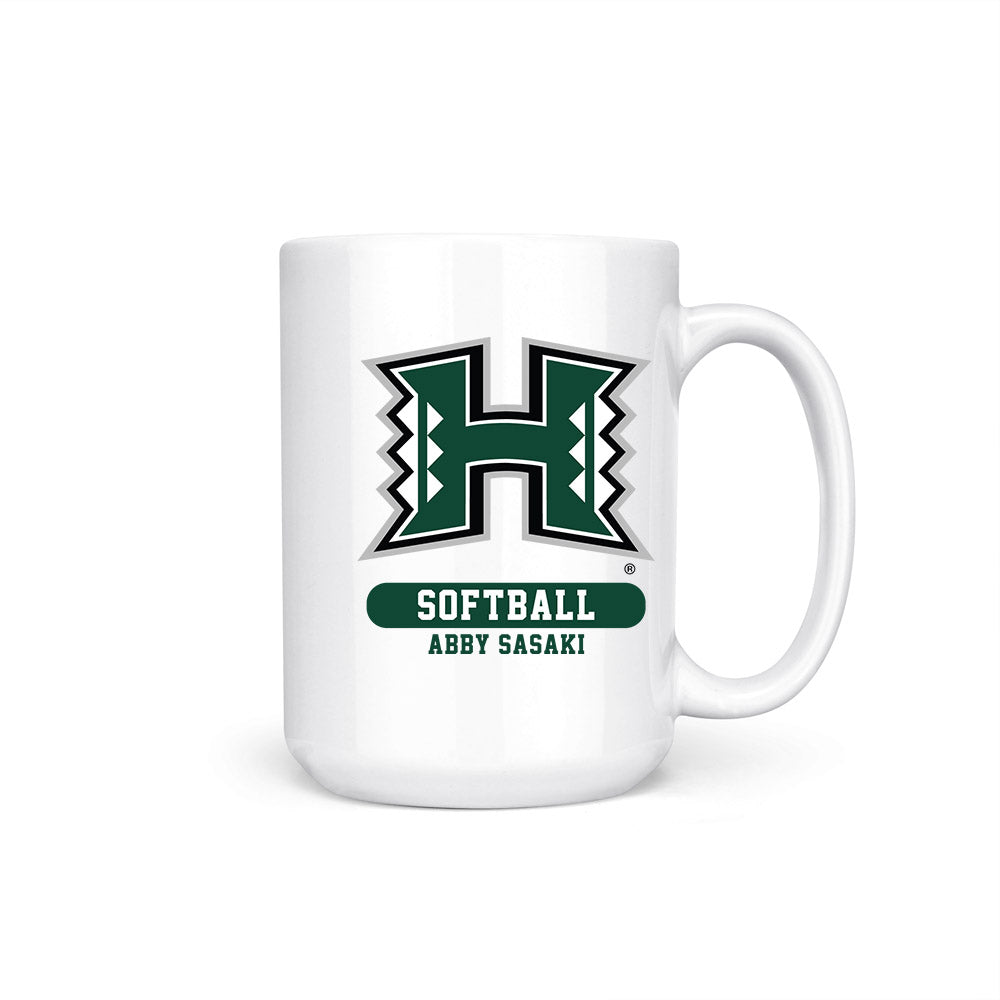 Hawaii - NCAA Softball : Abby Sasaki - Coffee Mug-0