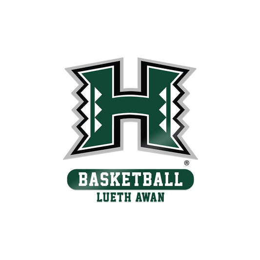 Hawaii - NCAA Men's Basketball : Lueth Awan - Sticker-0