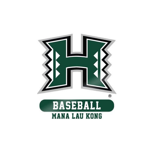 Hawaii - NCAA Baseball : Mana Lau Kong - Sticker-0