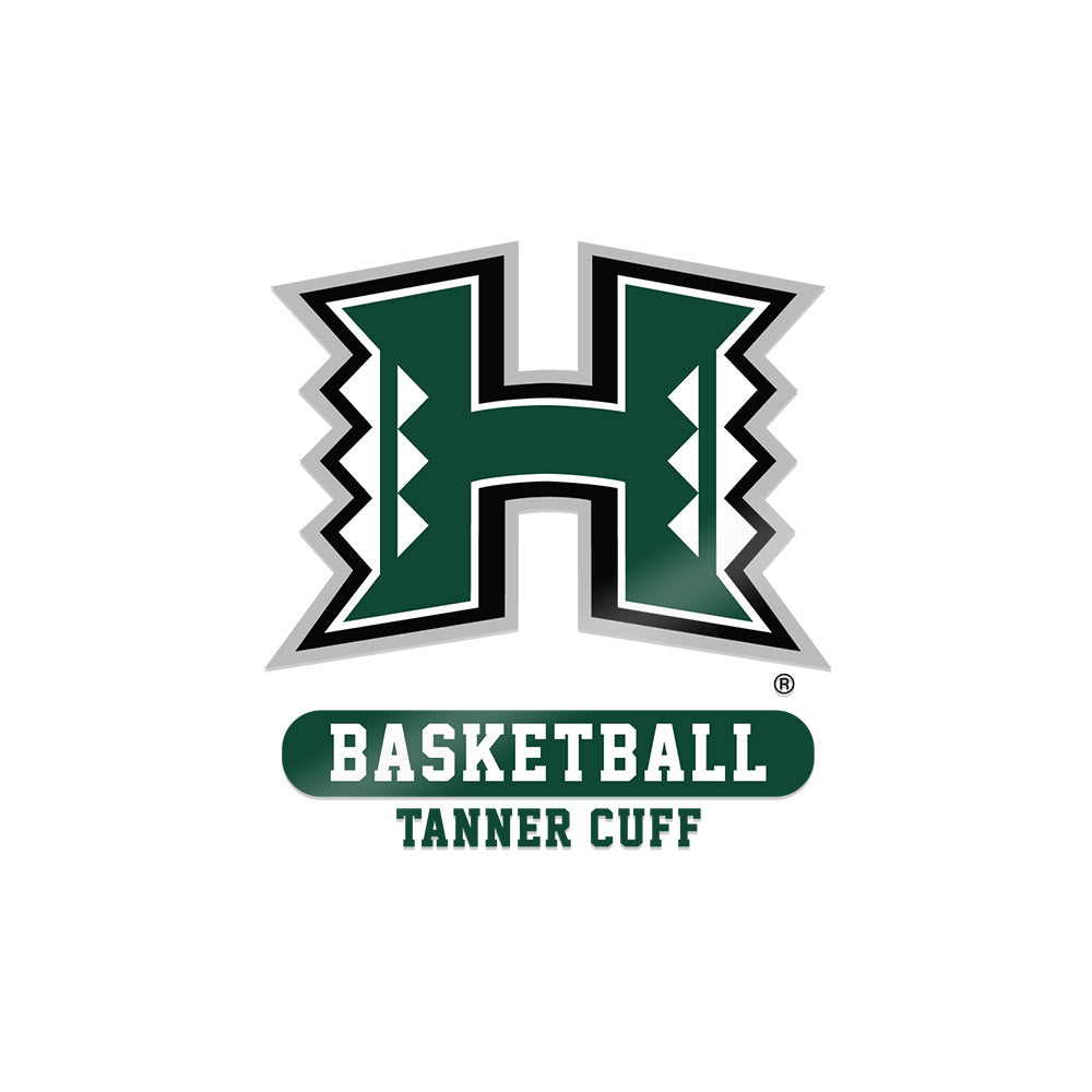 Hawaii - NCAA Men's Basketball : Tanner Cuff - Sticker-0