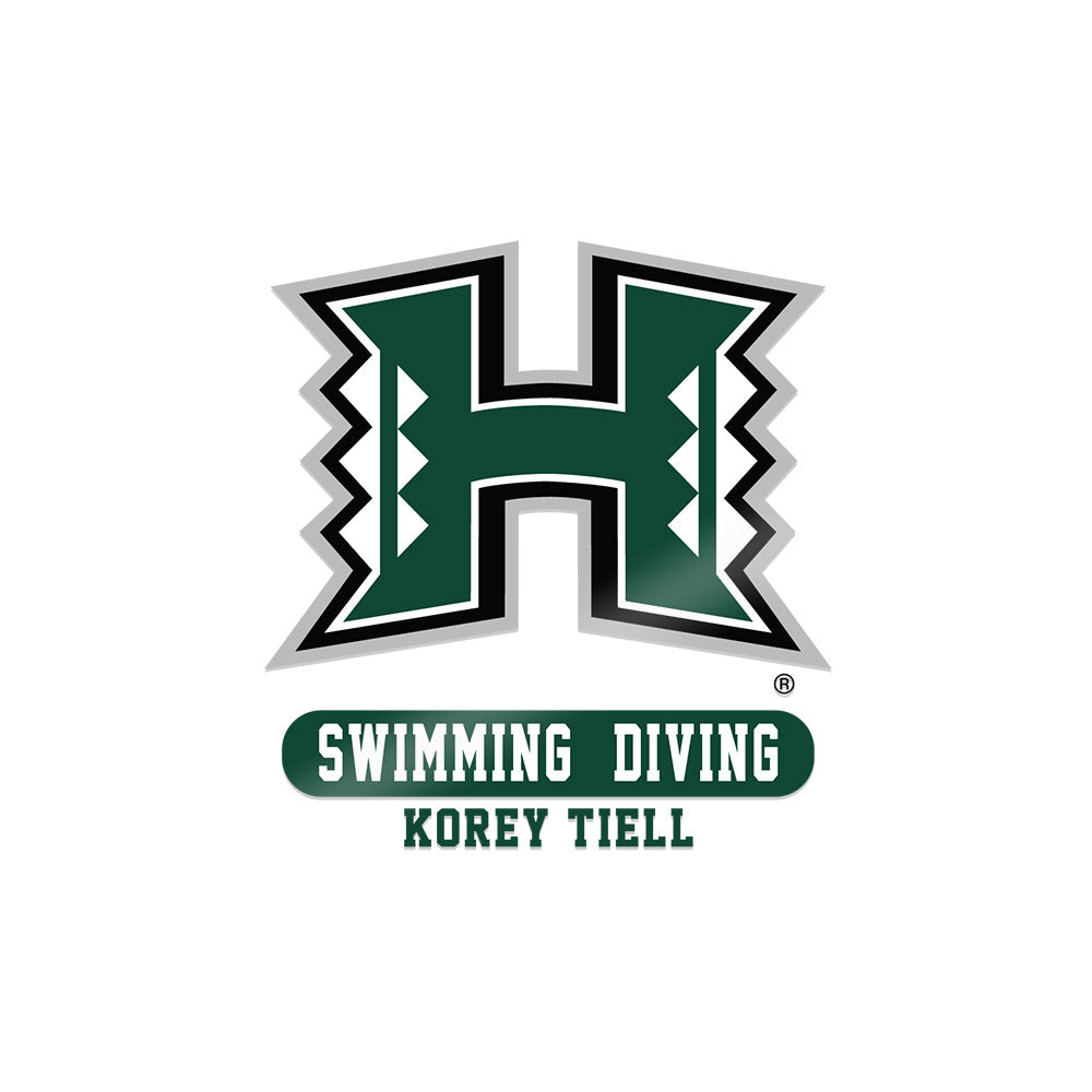 Hawaii - NCAA Men's Swimming & Diving : Korey Tiell - Sticker-0