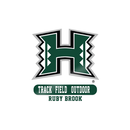 Hawaii - NCAA Women's Track & Field : Ruby Brook - Sticker-0