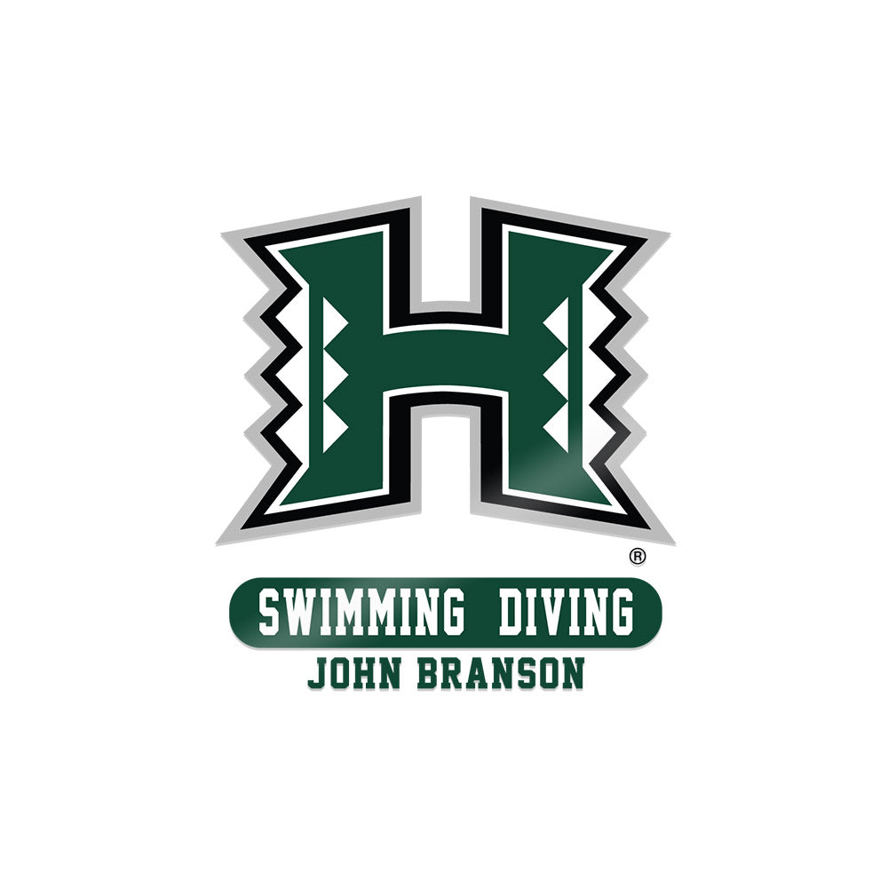 Hawaii - NCAA Men's Swimming & Diving : John Branson - Sticker-0