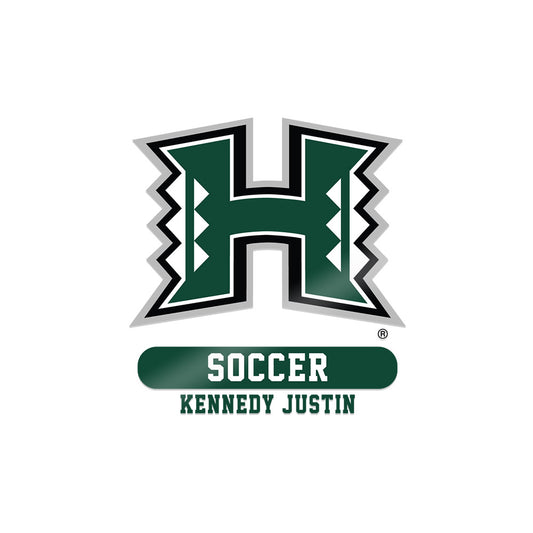 Hawaii - NCAA Women's Soccer : Kennedy Justin - Sticker-0