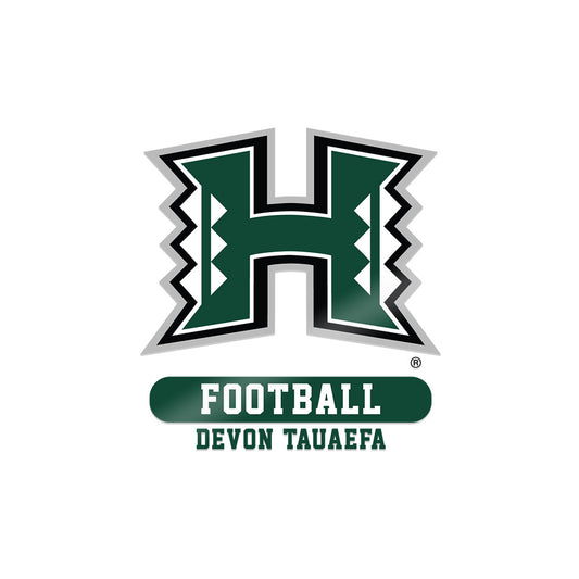 Hawaii - NCAA Football : Devon Tauaefa - Sticker-0