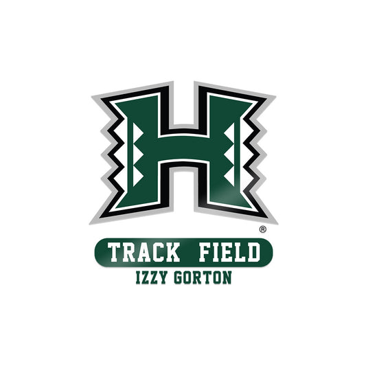Hawaii - NCAA Women's Track & Field : Izzy Gorton - Sticker-0