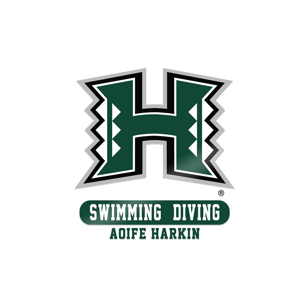 Hawaii - NCAA Women's Swimming & Diving : Aoife Harkin - Sticker-0