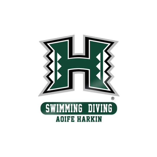 Hawaii - NCAA Women's Swimming & Diving : Aoife Harkin - Sticker-0