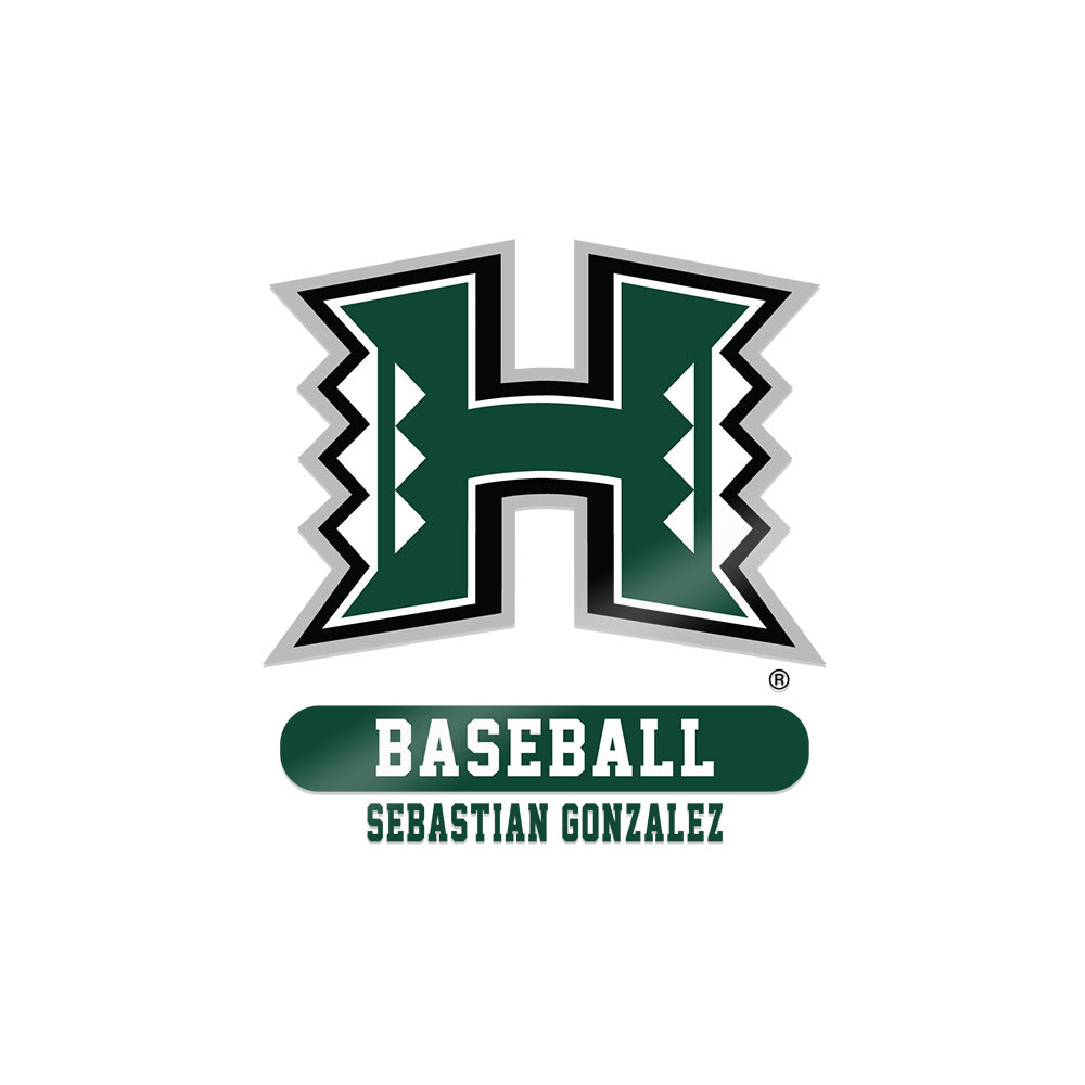 Hawaii - NCAA Baseball : Sebastian Gonzalez - Sticker-0