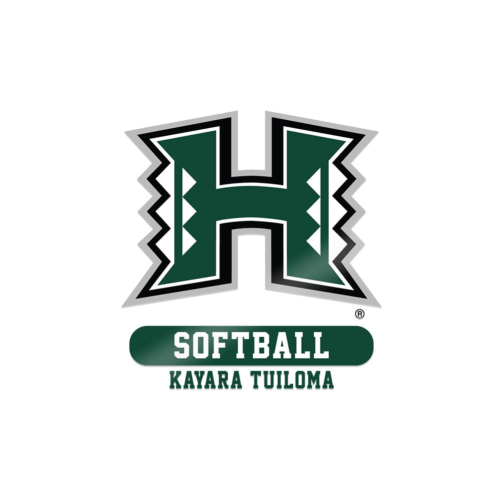 Hawaii - NCAA Softball : Kayara Tuiloma - Sticker-0