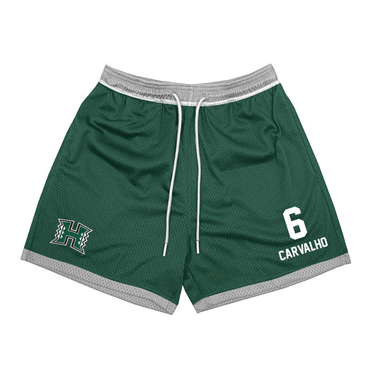Hawaii - NCAA Football : Kainoa Carvalho - Shorts-0