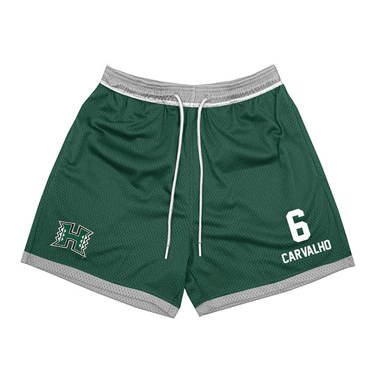 Hawaii - NCAA Football : Kainoa Carvalho - Shorts-0