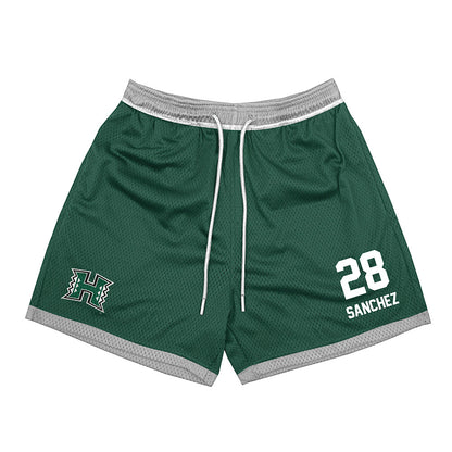 Hawaii - NCAA Baseball : Kamaehu Sanchez - Shorts-0
