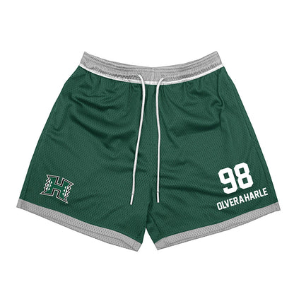 Hawaii - NCAA Football : Sean Olvera-Harle - Shorts-0