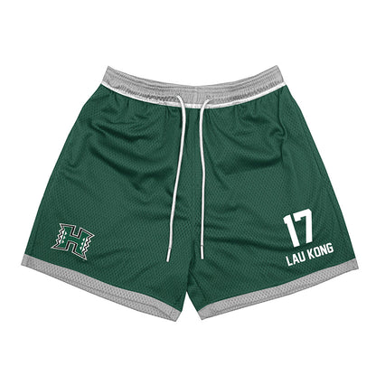 Hawaii - NCAA Baseball : Mana Lau Kong - Shorts-0