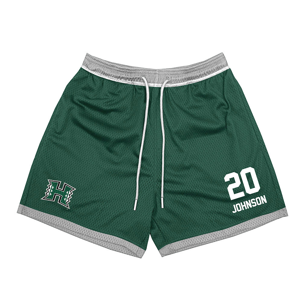 Hawaii - NCAA Men's Basketball : Isaac Johnson - Shorts-0