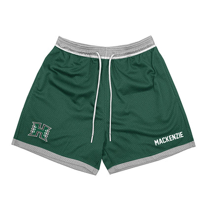 Hawaii - NCAA Women's Track & Field : Jessica Mackenzie - Green Shorts-0