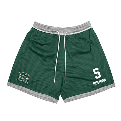 Hawaii - NCAA Baseball : Draven Nushida - Shorts-0
