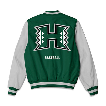 Hawaii - NCAA Baseball : Liam O'Brien - Bomber Jacket-1