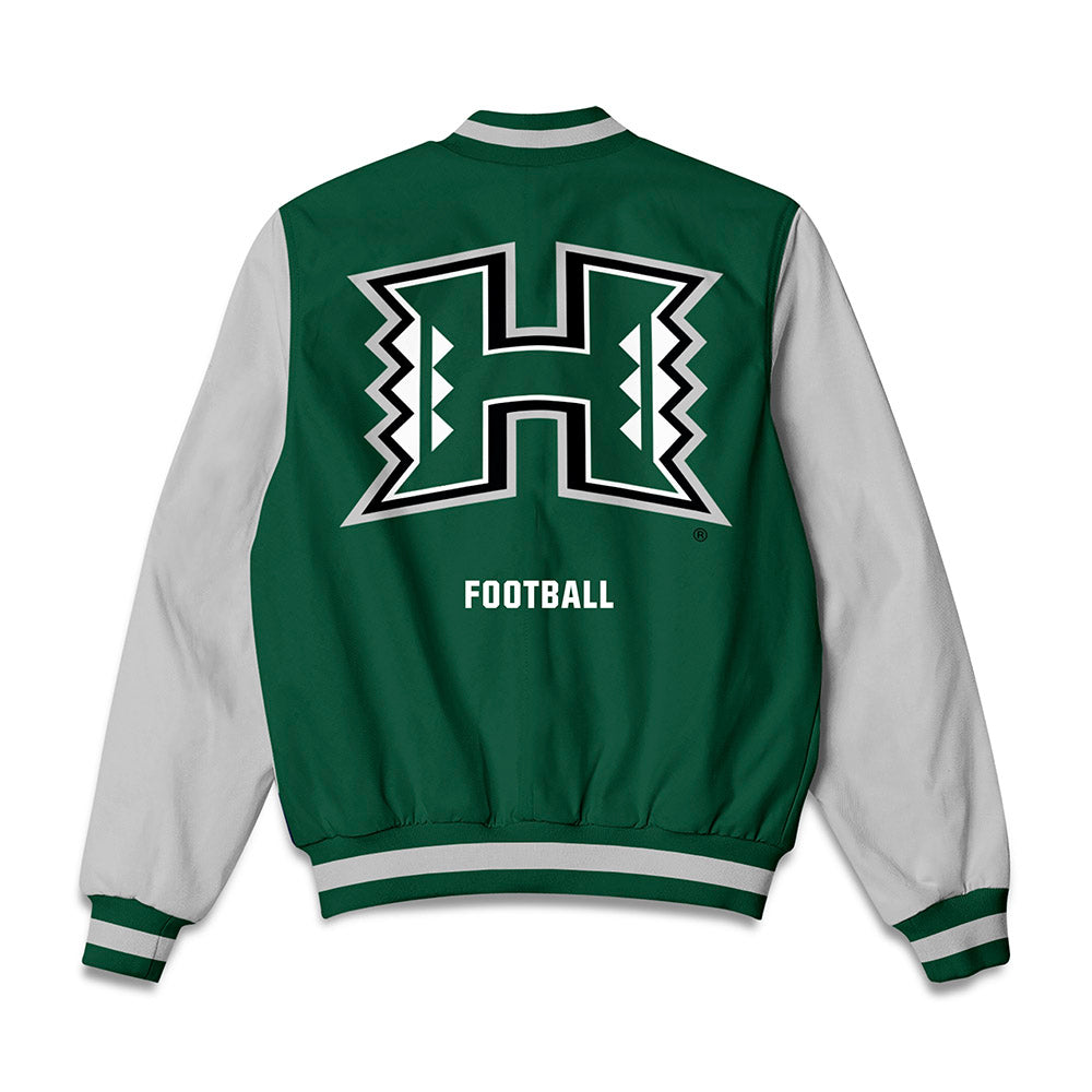 Hawaii - NCAA Football : Devon Tauaefa - Bomber Jacket-1