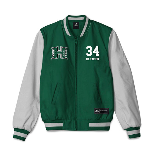 Hawaii - NCAA Women's Soccer : Nalani Damacion - Bomber Jacket-0