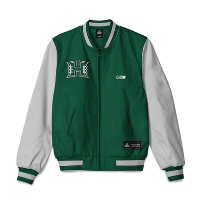 Hawaii - NCAA Women's Swimming & Diving : Kailee Chow - Bomber Jacket-0