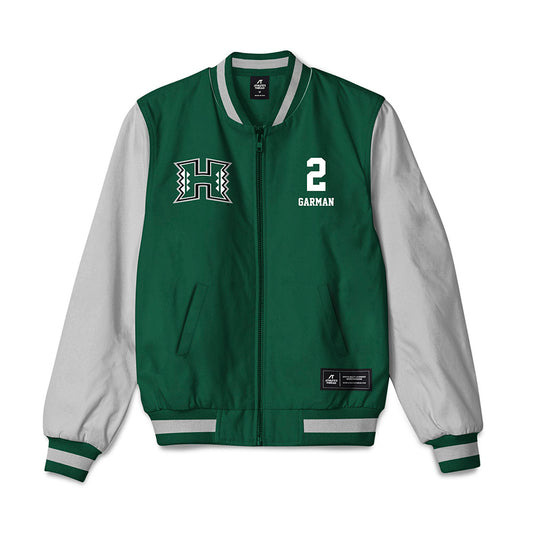 Hawaii - NCAA Baseball : Grant Garman - Bomber Jacket-0