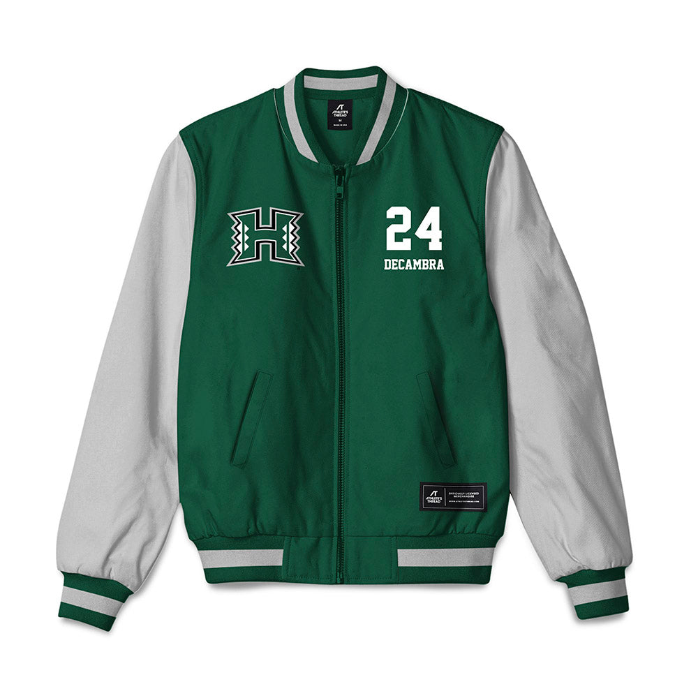 Hawaii - NCAA Football : Kodi DeCambra - Bomber Jacket-0