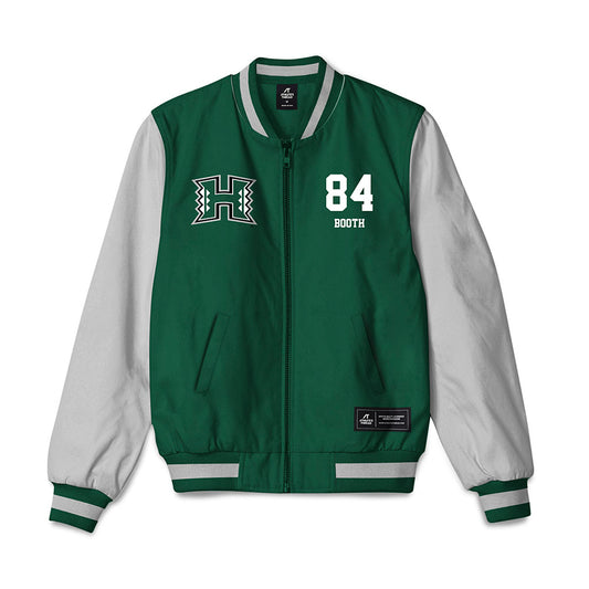 Hawaii - NCAA Football : Dillon Booth - Bomber Jacket-0