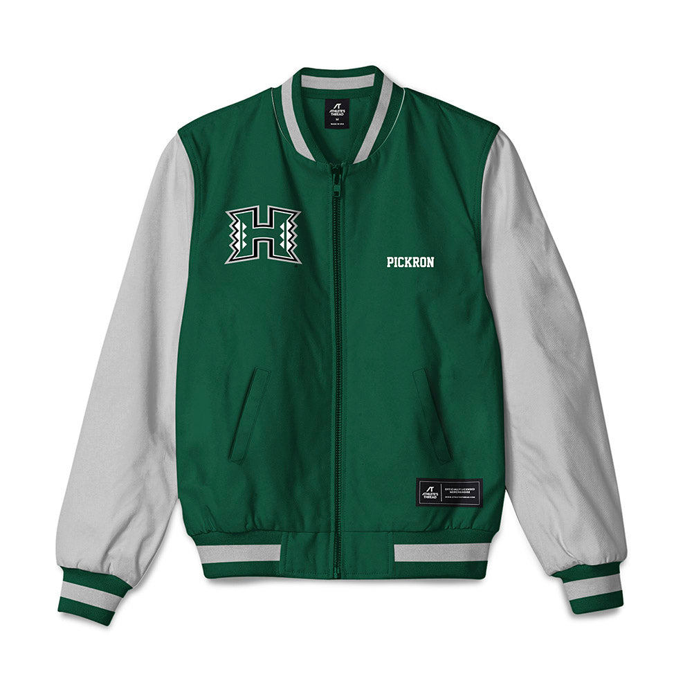 Hawaii - NCAA Women's Swimming & Diving : Ruby Pickron - Bomber Jacket-0