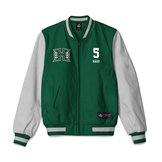 Hawaii - NCAA Women's Soccer : Solala Nasu - Bomber Jacket-0
