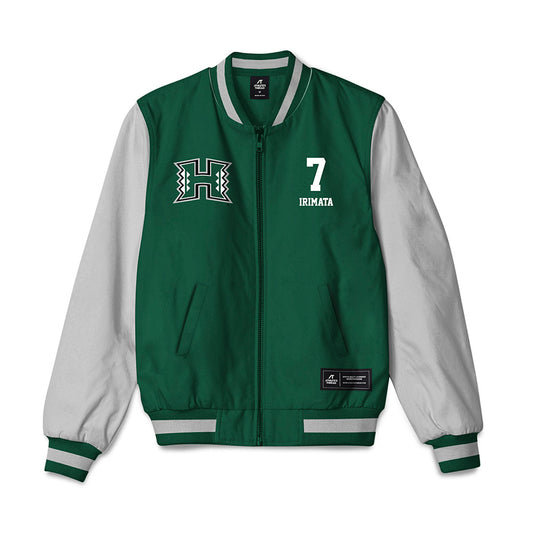 Hawaii - NCAA Softball : Taryn Irimata - Bomber Jacket-0