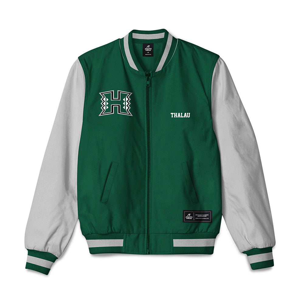 Hawaii - NCAA Men's Swimming & Diving : Tom Thalau - Bomber Jacket-0