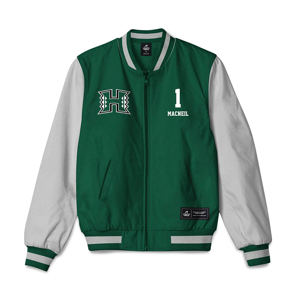 Hawaii - NCAA Softball : Maryn Macneil - Bomber Jacket-0